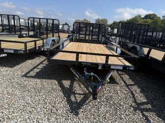 New 2026 PJ TRAILER UTILITY UL162 83X16 TA DOVETAIL (GVW:7000) BLACK