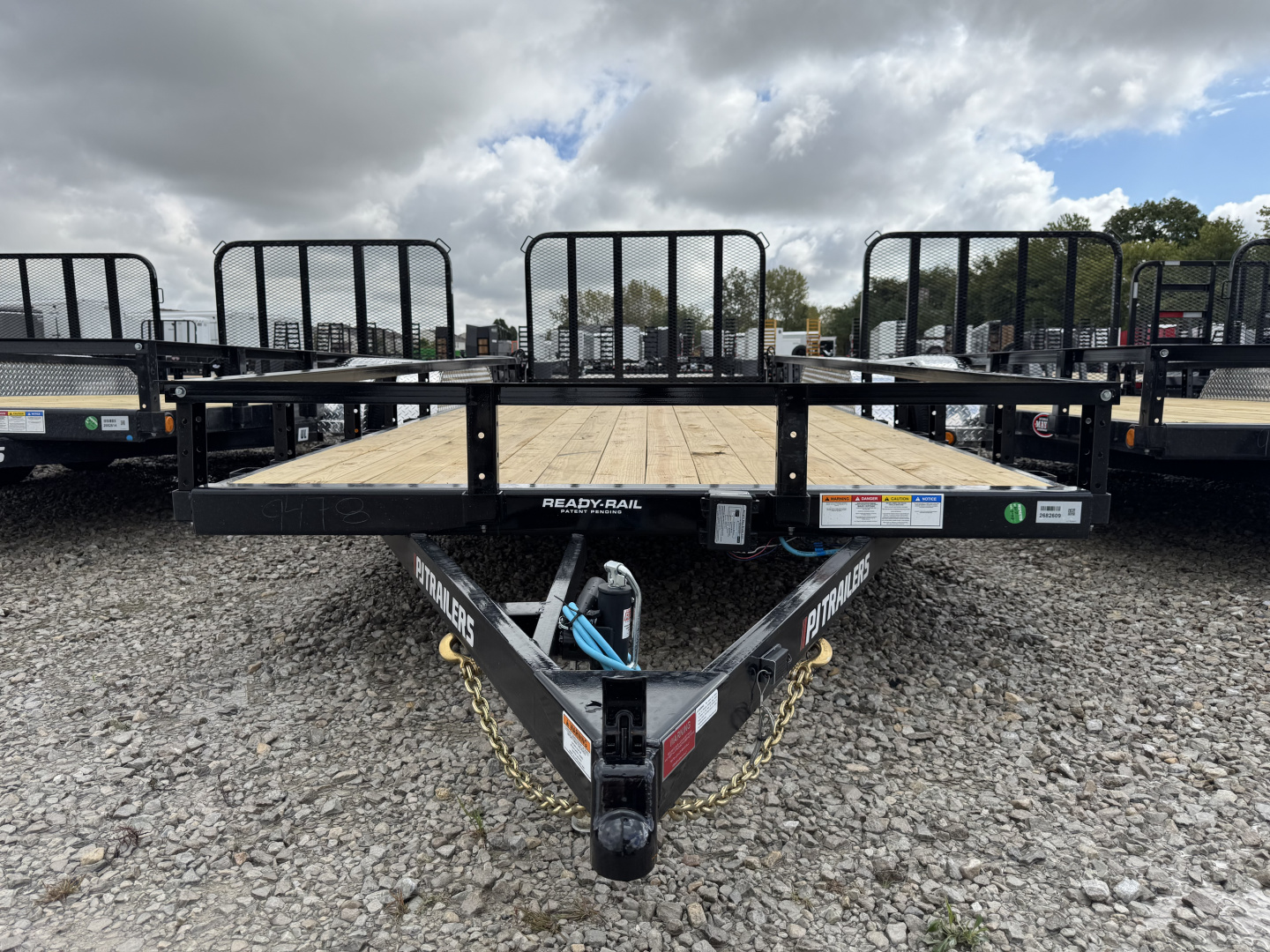 New 2026 PJ TRAILER UTILITY UL182 83X18 TA STRAIGHT DECK (GVW:7000) BLACK