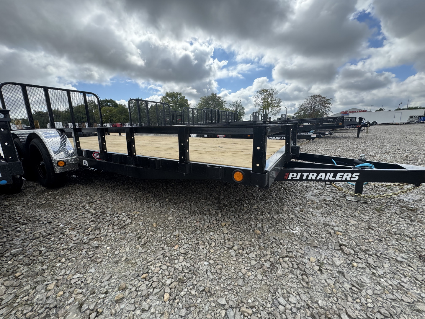New 2026 PJ TRAILER UTILITY UL182 83X18 TA STRAIGHT DECK (GVW:7000) BLACK