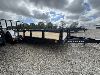 New 2026 PJ TRAILER UTILITY UL182 83X18 TA STRAIGHT DECK (GVW:7000) BLACK