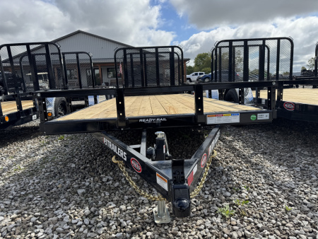 New 2026 PJ TRAILER UTILITY U7141 77X14 SA STRAIGHT DECK (GVW:7000) BLACK