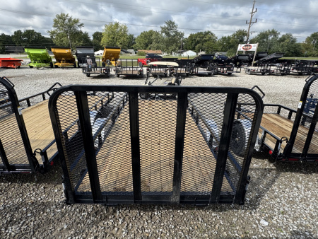 New 2026 PJ TRAILER UTILITY U7141 77X14 SA STRAIGHT DECK (GVW:7000) BLACK