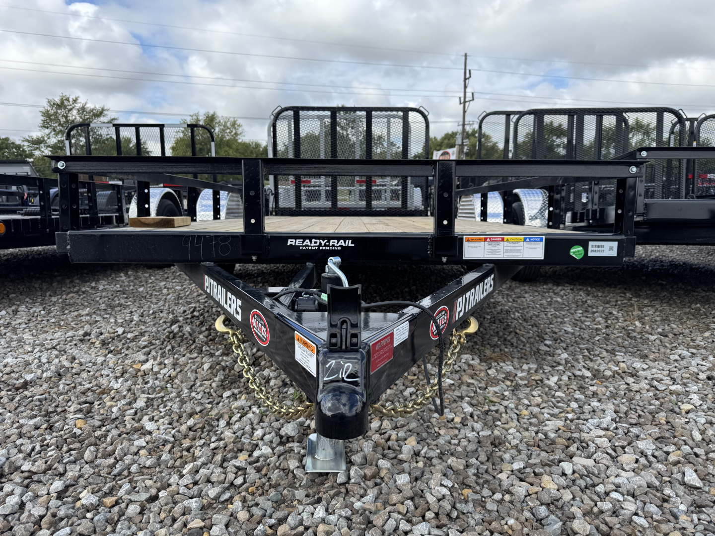 New 2026 PJ TRAILER UTILITY U7141 77X14 SA STRAIGHT DECK (GVW:7000) BLACK