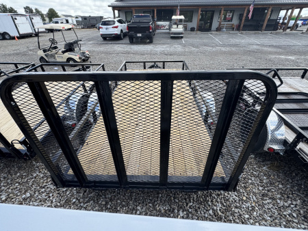 New 2026 PJ TRAILER UTILITY U7141 77X14 SA STRAIGHT DECK (GVW:7000) BLACK