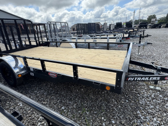 New 2026 PJ TRAILER UTILTIY U8141 83X14 SA STRAIGHT DECK (GVW:2995) BLACK
