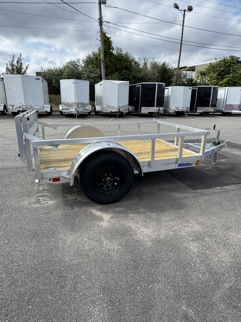 New 2026 Mission MU60"X8' Utility Trailer Aluminum