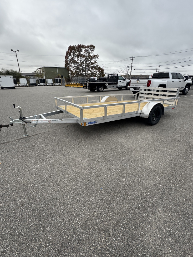 New 2026 Mission MU80"X14' Aluminum Utility Trailer