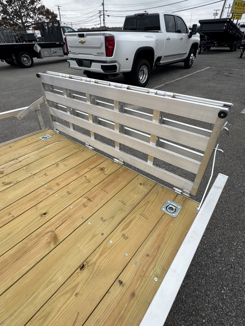 New 2026 Mission MU80"X14' Aluminum Utility Trailer