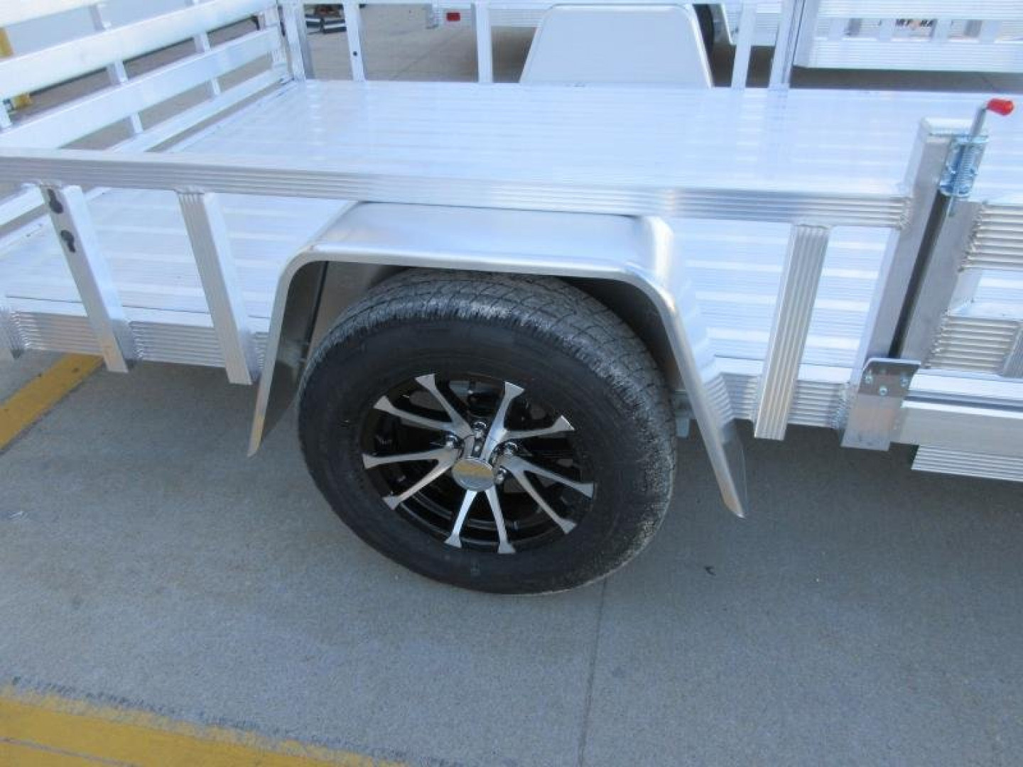 New 2026 Sport Haven 7'X12' DELUXE ALUMINUM W/ATV RAMP SIDES ATV Trailer