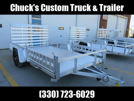 New 2026 Sport Haven 7'X12' DELUXE ALUMINUM W/ATV RAMP SIDES ATV Trailer