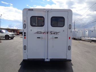 New 2026 Trails West ADVENTURE MX GN 3-Horse Gooseneck Horse Trailer