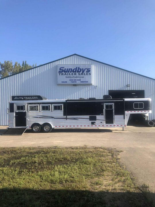 Used 2020 Elite 8413 4 Horse Sideload Trailer