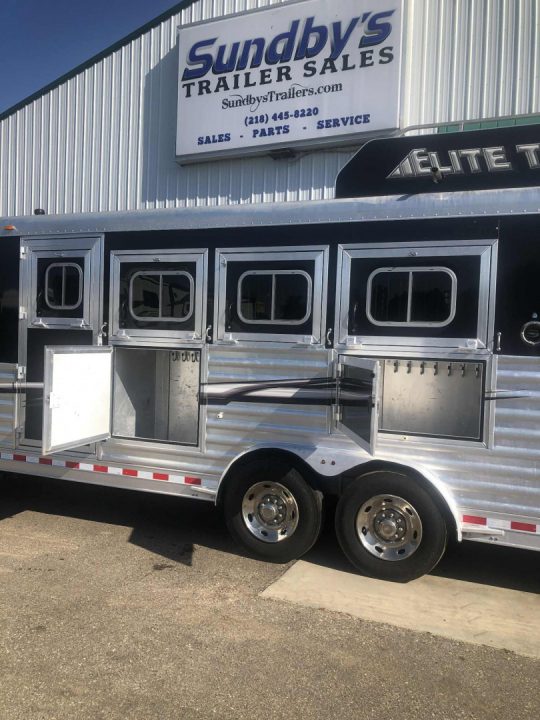 Used 2020 Elite 8413 4 Horse Sideload Trailer