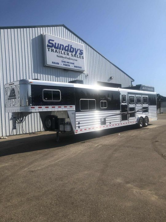 Used 2020 Elite 8413 4 Horse Sideload Trailer