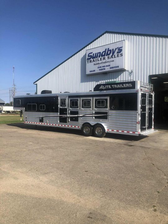 Used 2020 Elite 8413 4 Horse Sideload Trailer