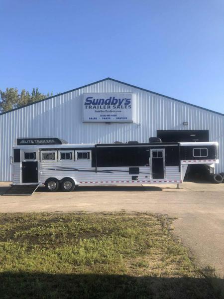 Used 2020 Elite 8413 4 Horse Sideload Trailer