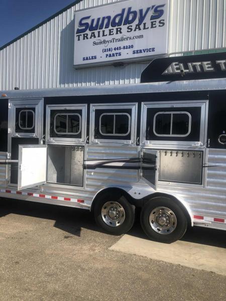 Used 2020 Elite 8413 4 Horse Sideload Trailer