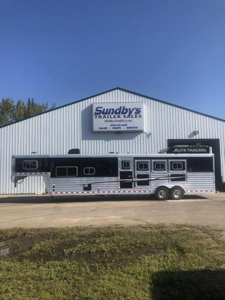 Used 2020 Elite 8413 4 Horse Sideload Trailer