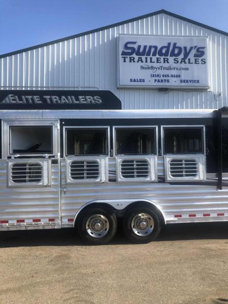 Used 2020 Elite 8413 4 Horse Sideload Trailer