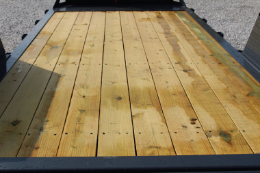 New 2026 Moritz 7' x 14' + 6' Low Pro - Hydraulic Power Tail - Equipment Trailer - 14000# GVW