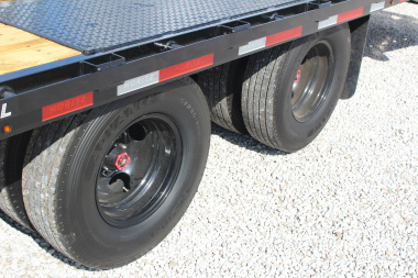 New 2026 Moritz FDGH DT 25' + 5' GOOSENECK Deckover Flatbed Trailer- Full Width Aluminum Ramps- 25900# GVW