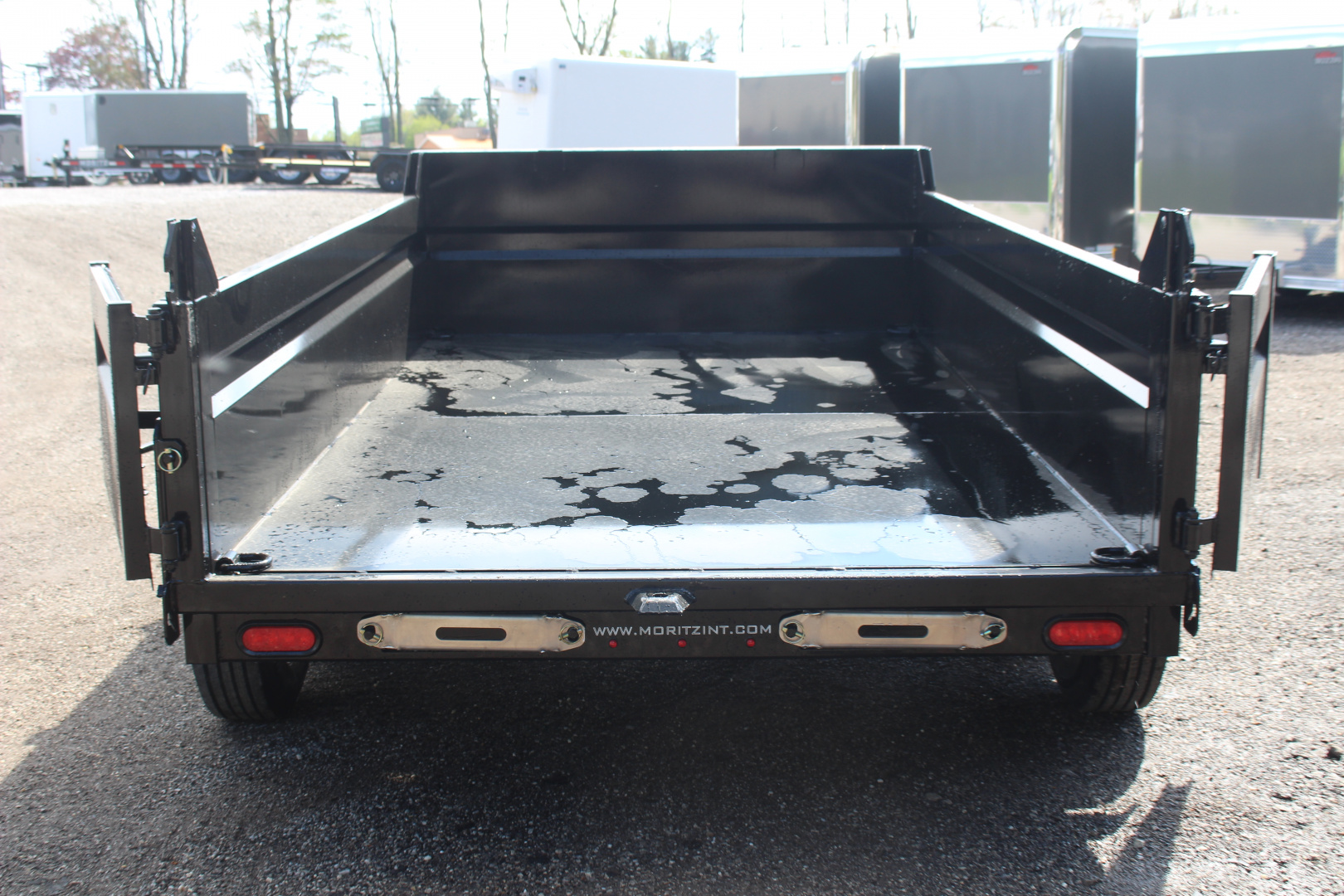 New 2026 Moritz 6' 10" x 12' Heavy Commercial DLH Series Dump Trailer - 14000# GVW