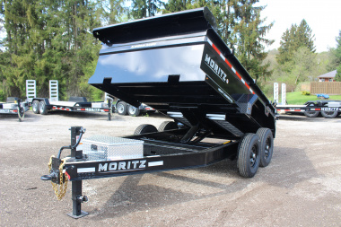 New 2026 Moritz 6' 10  x 12' Heavy Commercial DLH Series Dump Trailer - 14000# GVW
