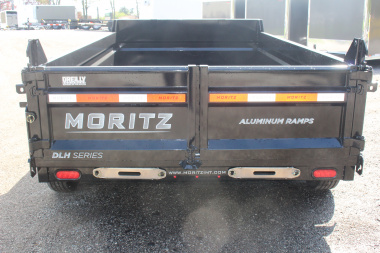 New 2026 Moritz 6' 10" x 12' Heavy Commercial DLH Series Dump Trailer - 14000# GVW