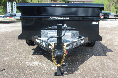 New 2026 Moritz 6' 10" x 12' Heavy Commercial DLH Series Dump Trailer - 14000# GVW