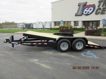 Used 2024 Sure-Trac 7 x 18 Tilt Bed Equipment Trailer  14K