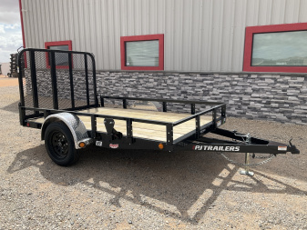 New 2026 PJ 77 x12' Single Axle Utility Trailer - U7