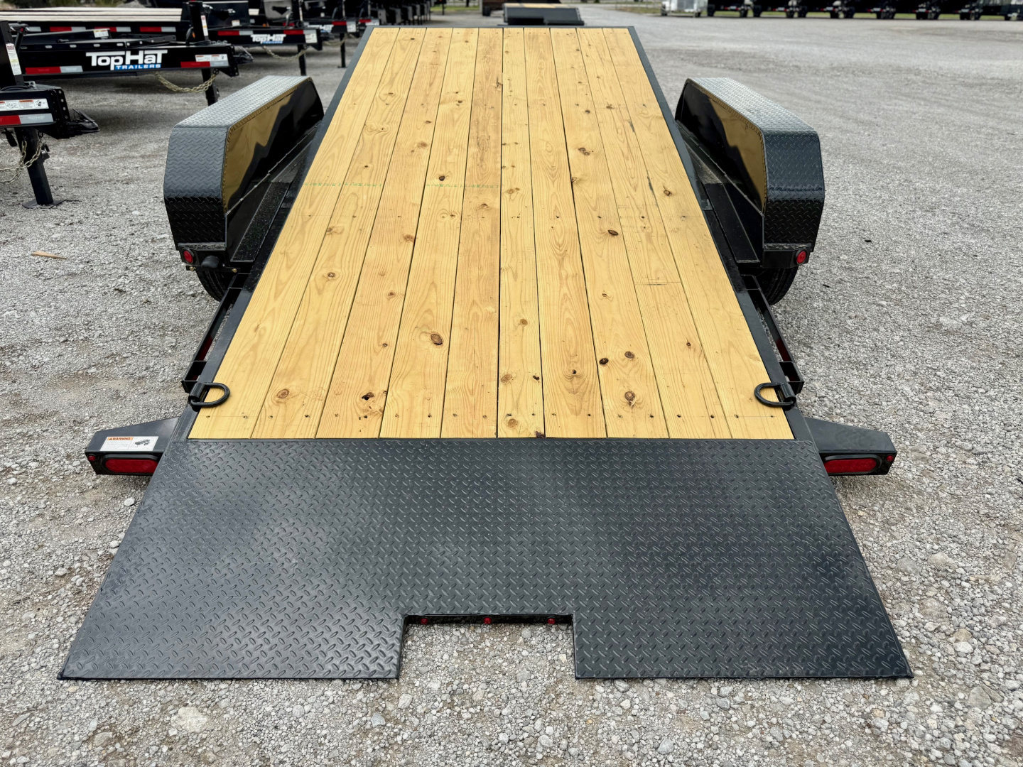 New 2026 Top Hat Trailers CT14-22x83 Tilt Trailer w/ 14 Ply Upg.