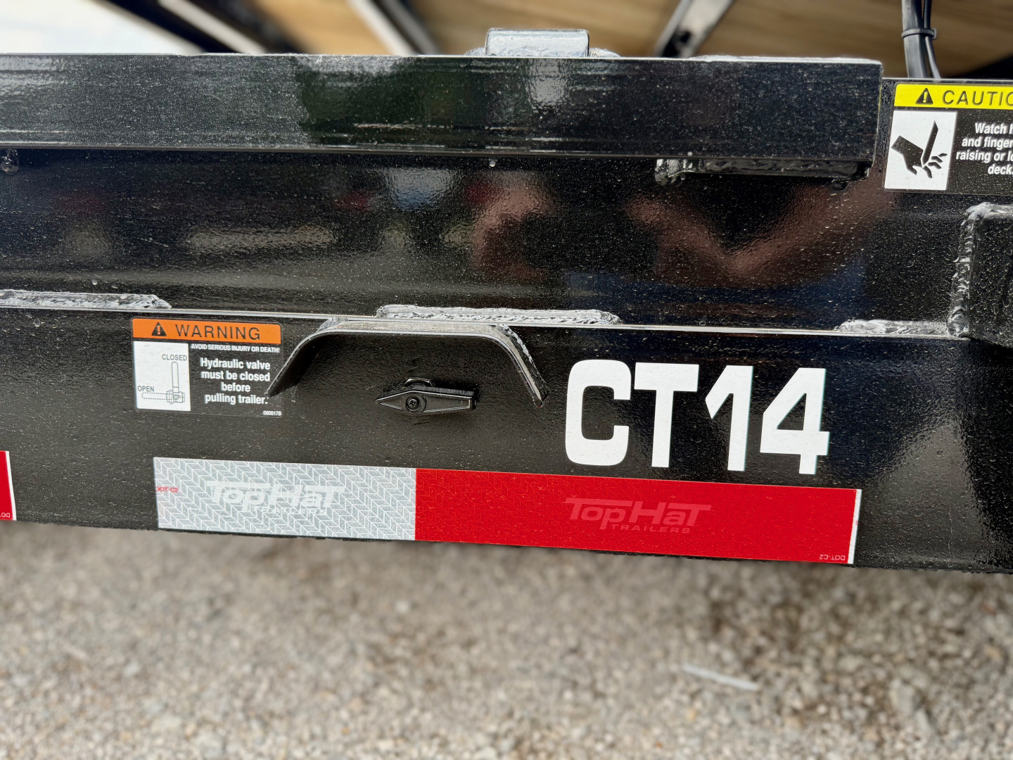 New 2026 Top Hat Trailers CT14-22x83 Tilt Trailer w/ 14 Ply Upg.