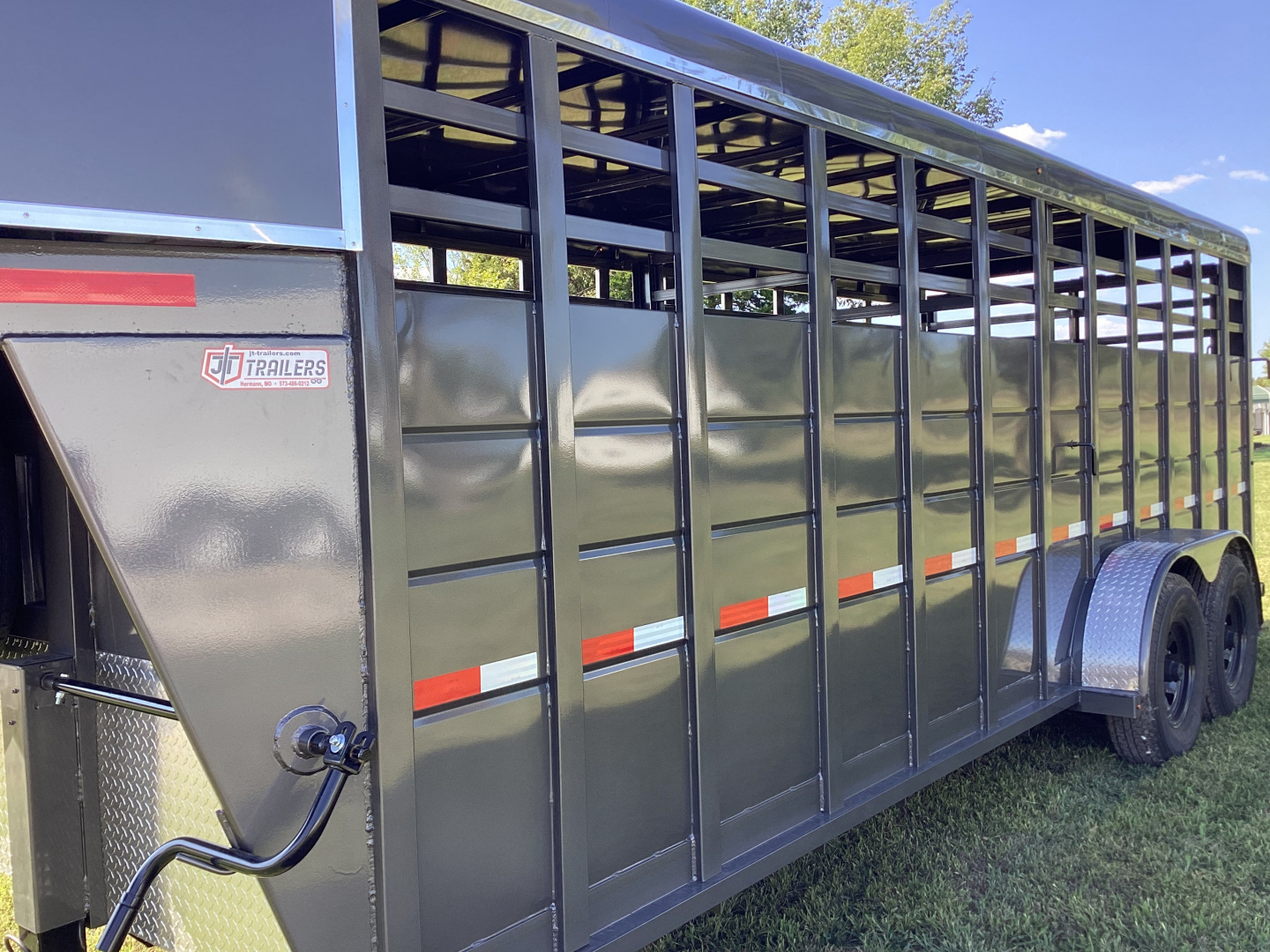 New 2026 S&S 20'x6'8"x6'6" Gooseneck Livestock Trailer, 14K GVWR