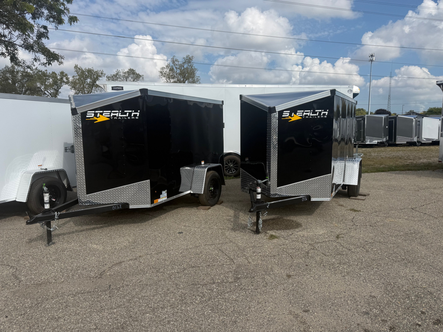 New 2026 5 X 8 Stealth Enclosed Trailer with Ramp