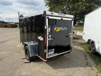 New 2026 5 X 8 Stealth Enclosed Trailer with Ramp