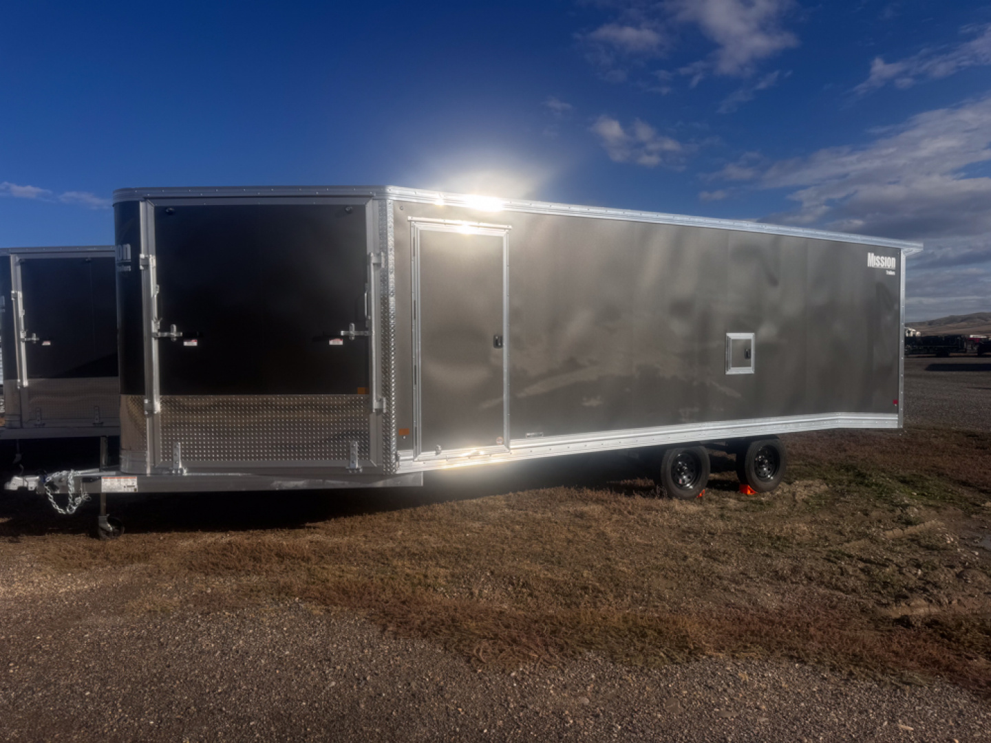 New 2026 Mission MES 101x22 Snowmobile Trailer