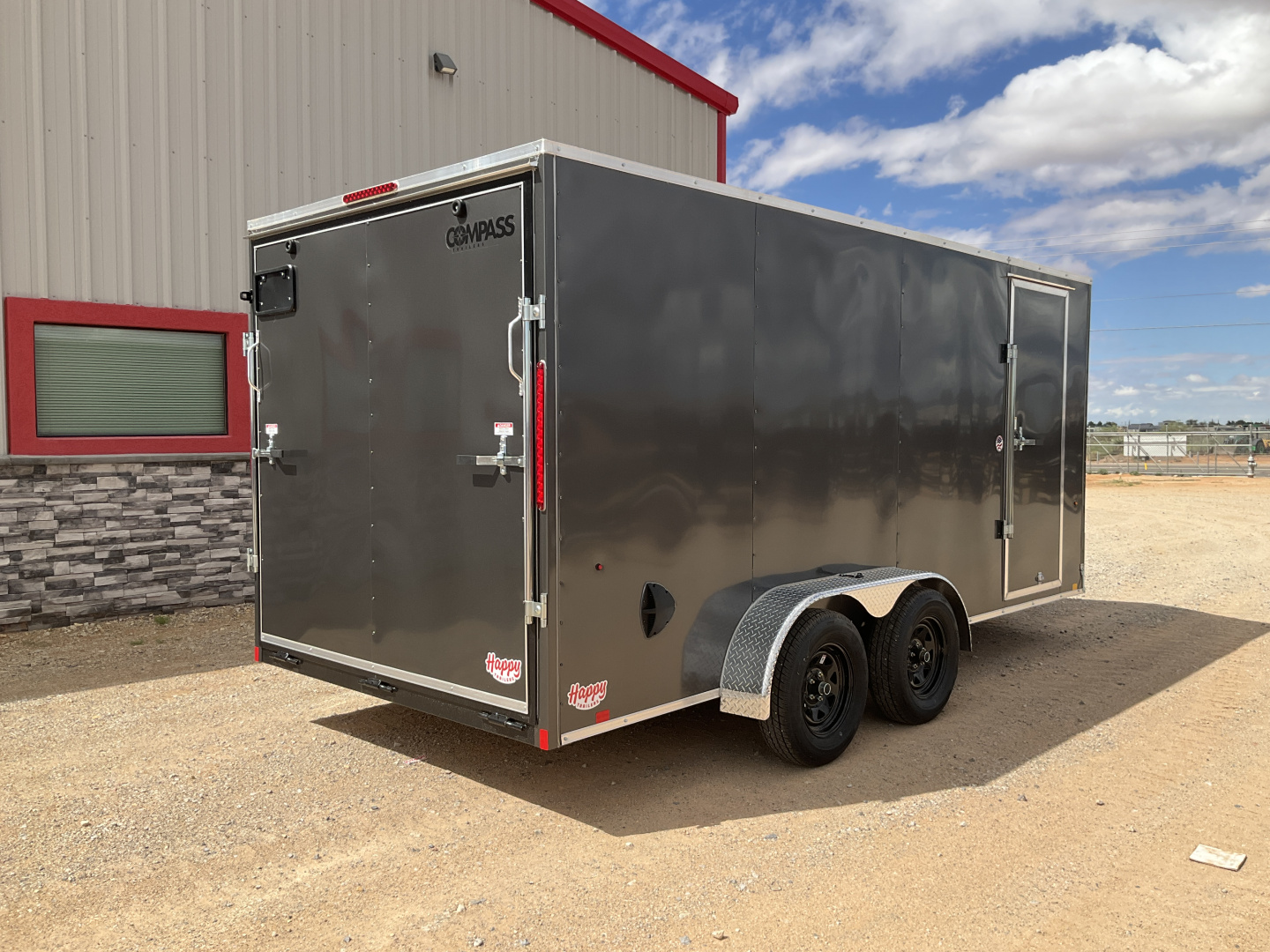 New 2026 Compass 7'x16' Enclosed Cargo Trailer - Indigo DLX
