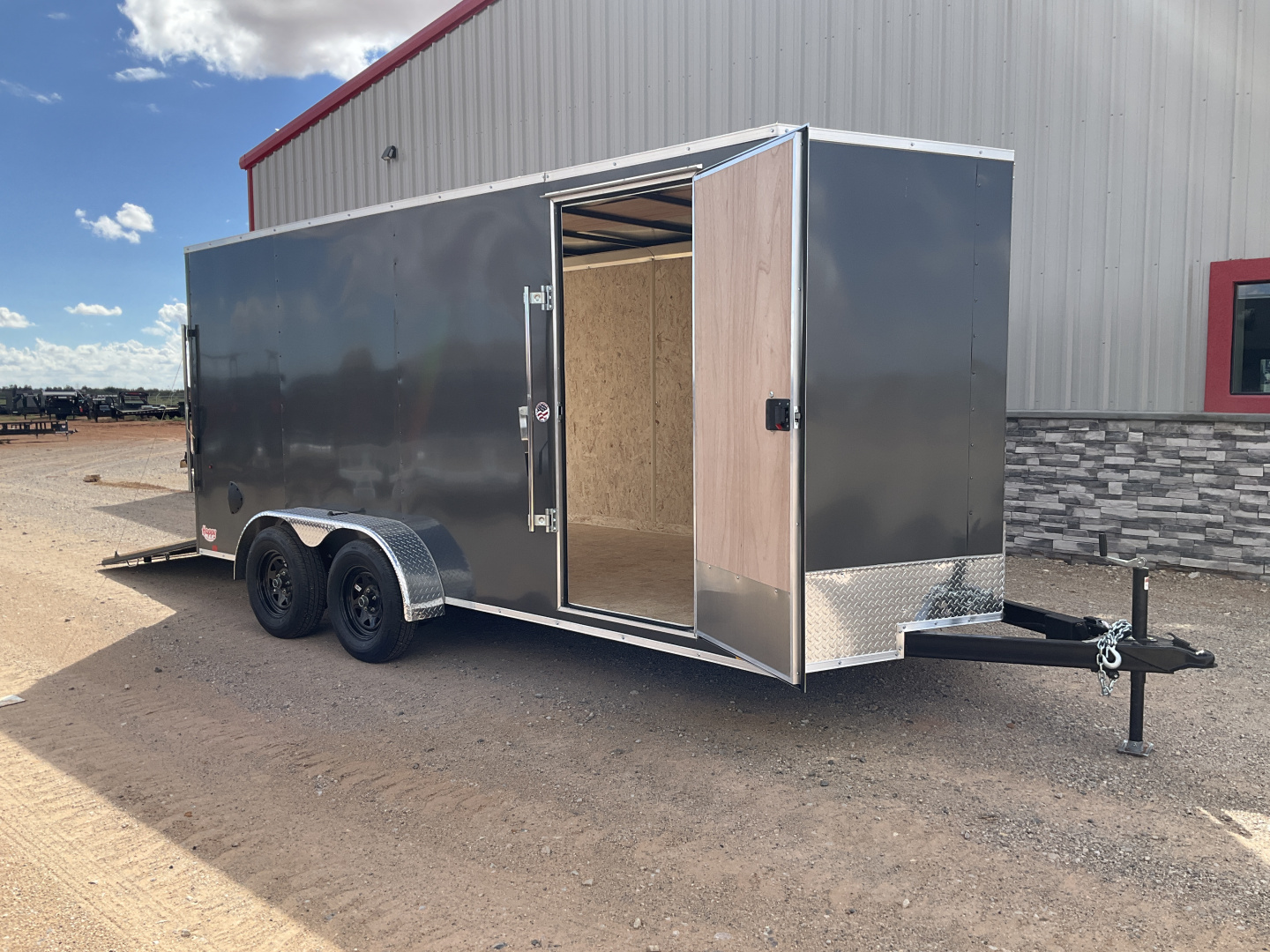 New 2026 Compass 7'x16' Enclosed Cargo Trailer - Indigo DLX