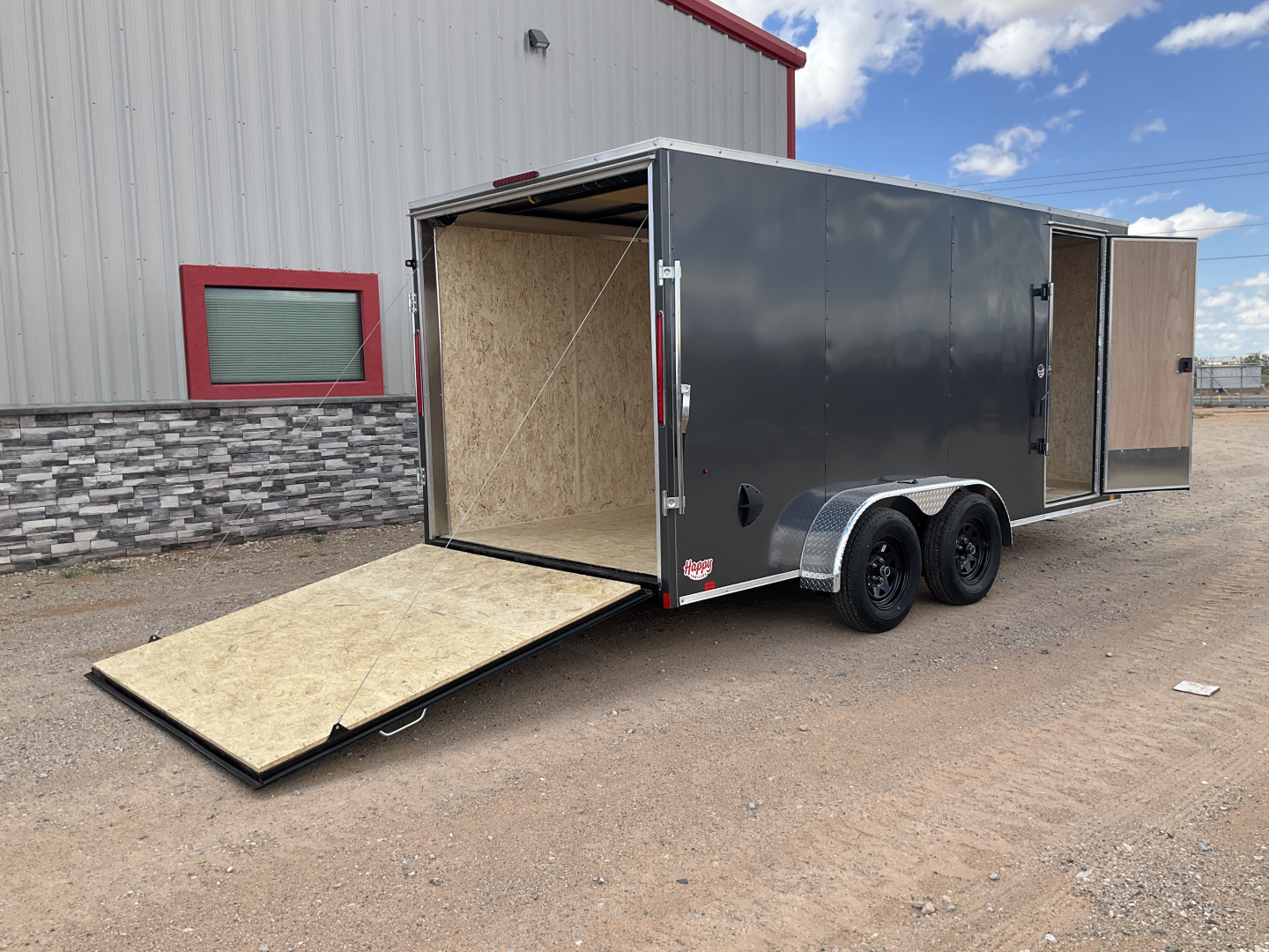 New 2026 Compass 7'x16' Enclosed Cargo Trailer - Indigo DLX
