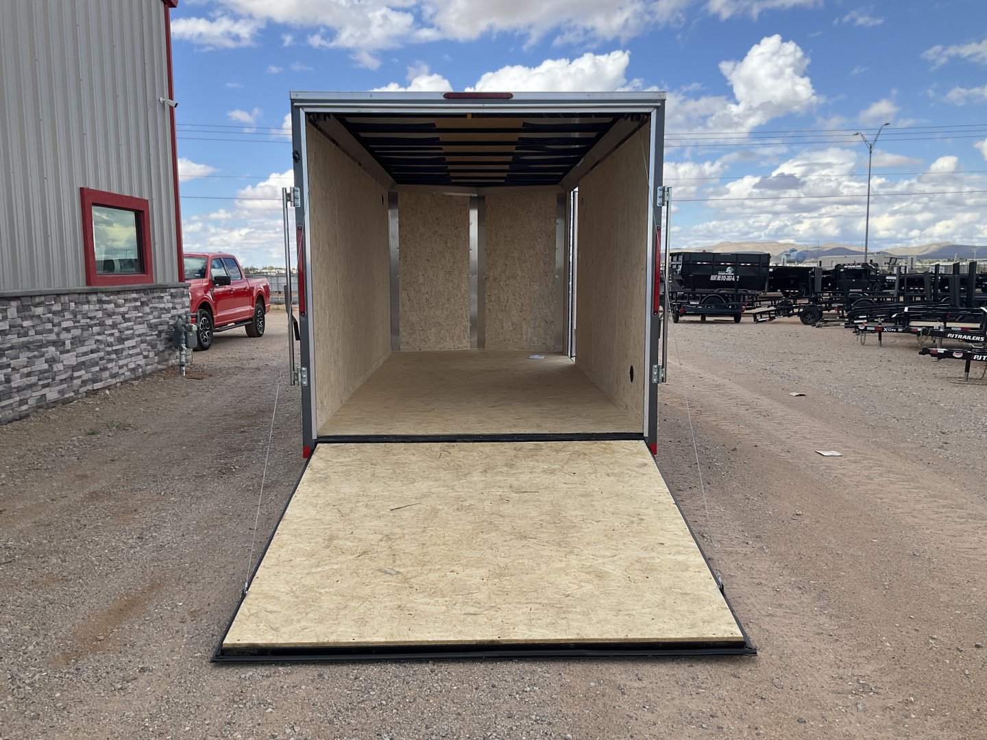 New 2026 Compass 7'x16' Enclosed Cargo Trailer - Indigo DLX