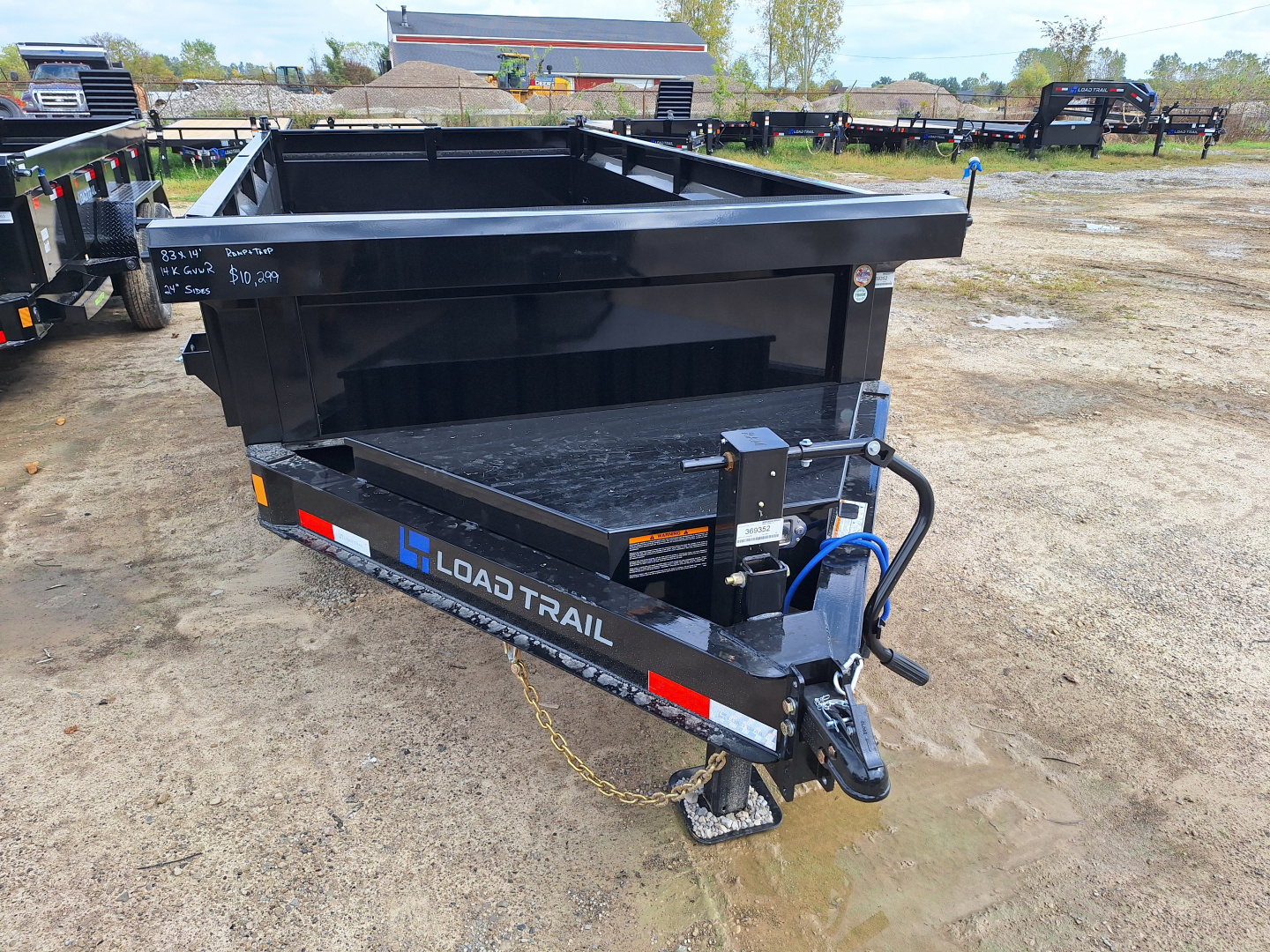 New 2026 Load Trail 83x14 Dump Trailer