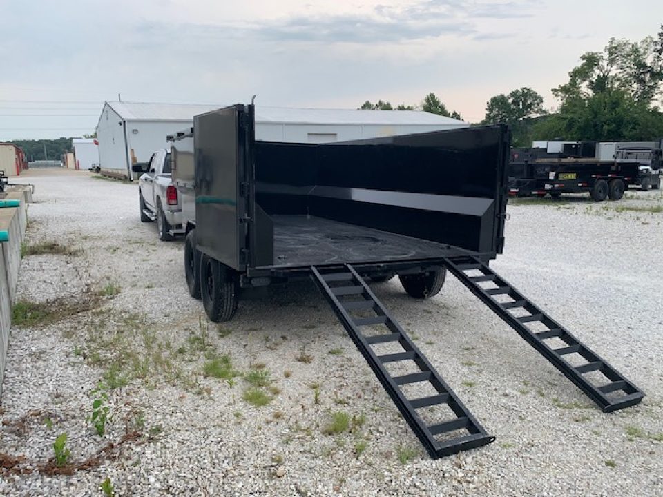 New 2026 Texas Pride Trailers 7x14x4 TA with 16k axles Dump Trailer
