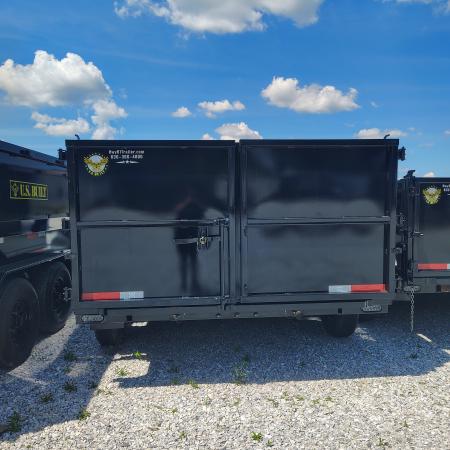 New 2026 Texas Pride/U.S Built Trailers 7x14x4 TA with 16k axles Dump Trailer