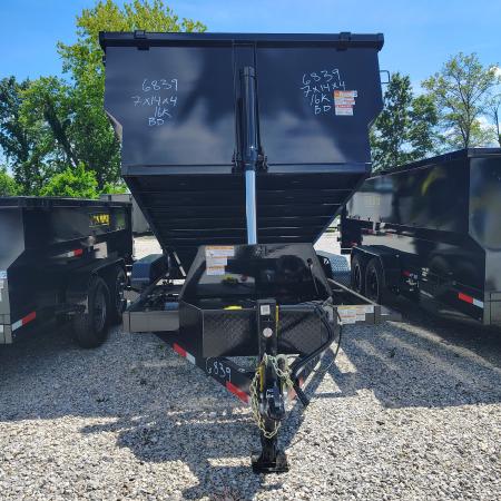 New 2026 Texas Pride/U.S Built Trailers 7x14x4 TA with 16k axles Dump Trailer