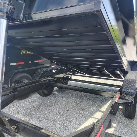 New 2026 Texas Pride/U.S Built Trailers 7x14x4 TA with 16k axles Dump Trailer