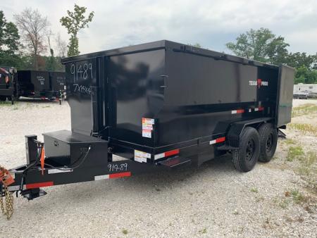New 2026 Texas Pride Trailers 7x14x4 TA with 16k axles Dump Trailer
