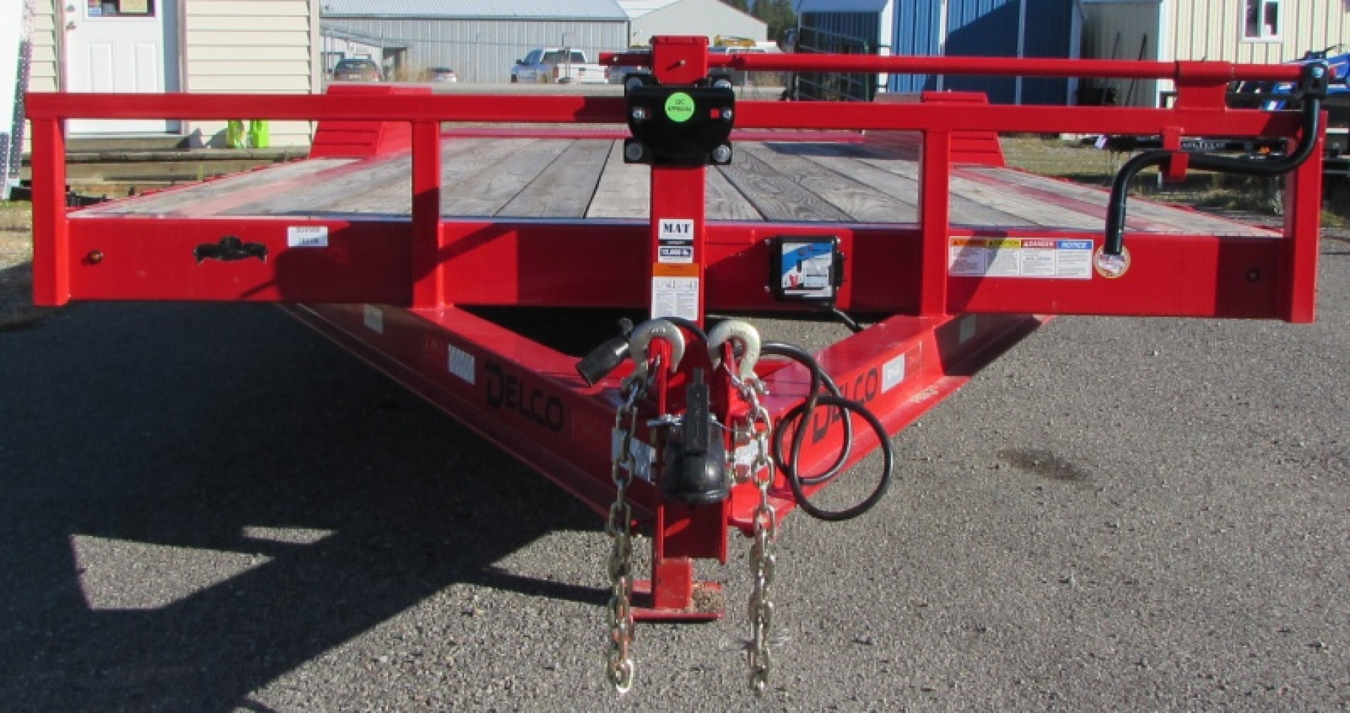 New 2025 Delco Trailers C722A72ESMR- 102x22 Equipment Trailer