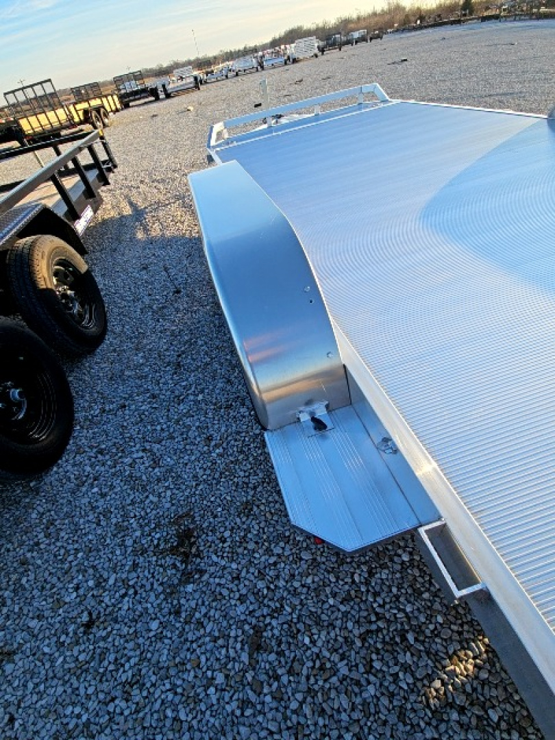 New 2026 Aluma 8218TILT 7K Torsion Car Hauler Tilt Trailer
