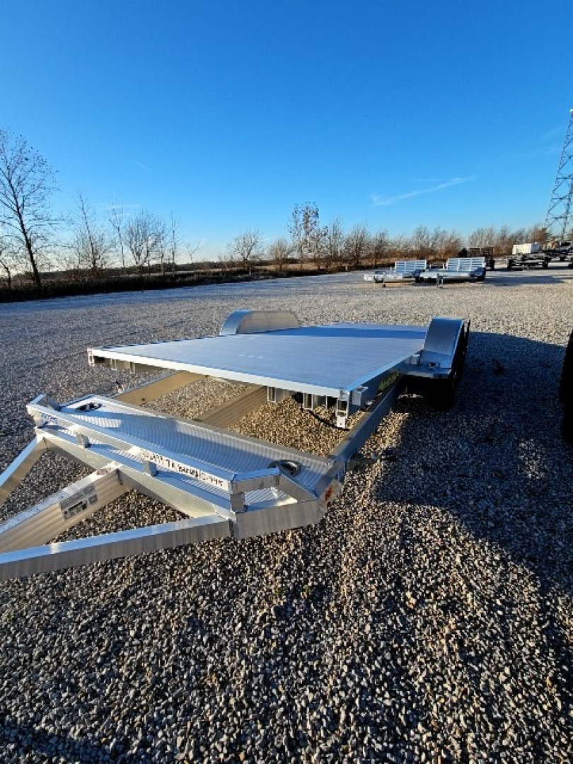 New 2026 Aluma 8218TILT 7K Torsion Car Hauler Tilt Trailer